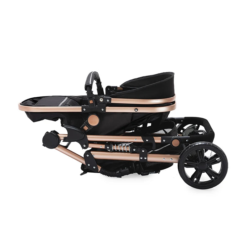 Compact Baby 3 in 1 Stroller Multifunctional Car Seat Stroller for Newborns Pushchair 0-36 months