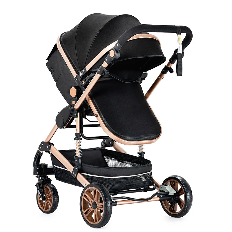 Compact Baby 3 in 1 Stroller Multifunctional Car Seat Stroller for Newborns Pushchair 0-36 months