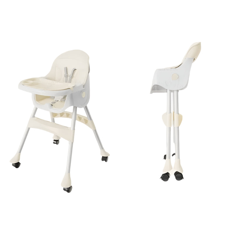 Portable Baby Dining Chair for Home Use Adjustable Height Multi-function Foldable High Chair